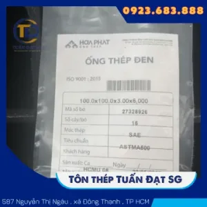 Thép hộp đen Hoà Phát